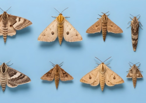 Les différences entre les mites textiles et les autres types de mites