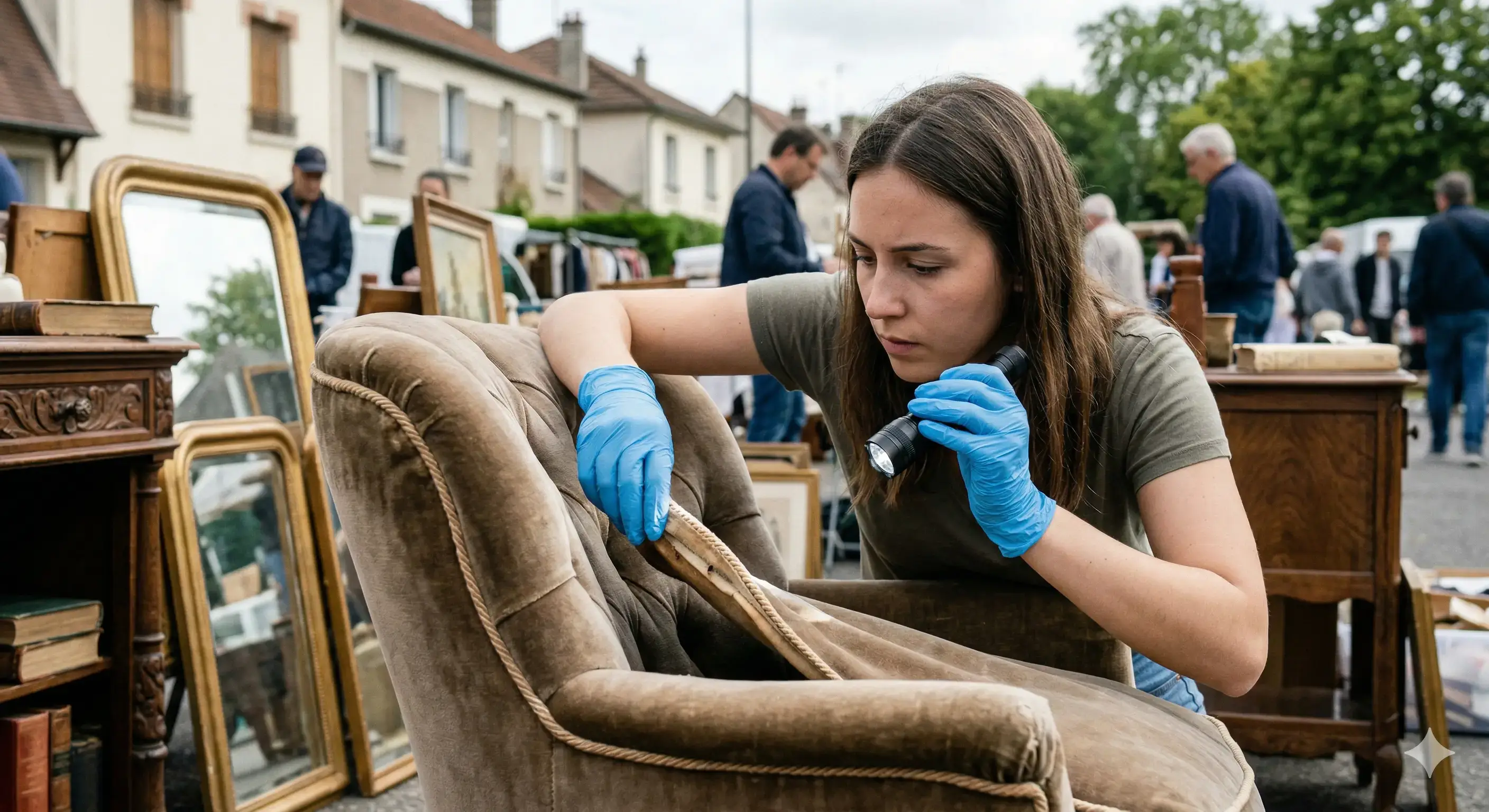 Meubles d'occasion et vide-greniers : éviter les punaises
