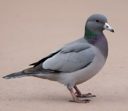 Les pigeons sont des oiseaux couramment rencontrés dans les zones urbaines